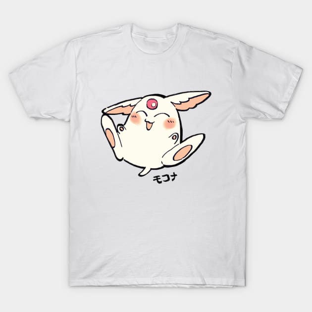 I draw white mokona modoki with japanese name / xxx holic T-Shirt by mudwizard